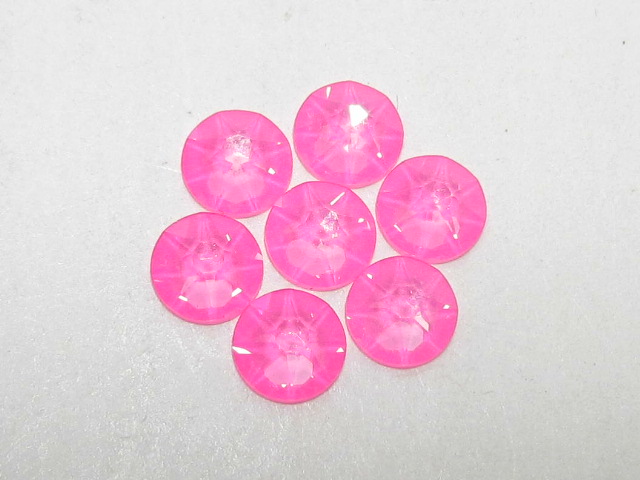 72 pcs. 20ss ELECTRIC PINK IGNITE BRILLIANCE FLATBACK Rhinestones